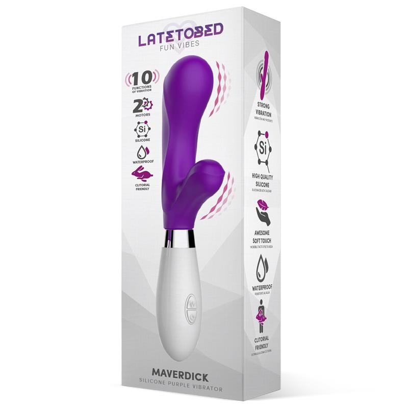 LATETOBED MAVERDICK VIBE SILICONE PURPLE g-857