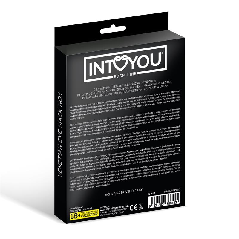 INTOYOU BDSM LINE FELLICIA VENETIAN MASK NO. 1IB-615