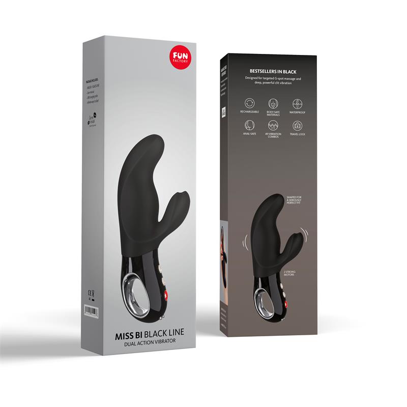 G-Spot Vibe Miss Bi Black FF000875BK01