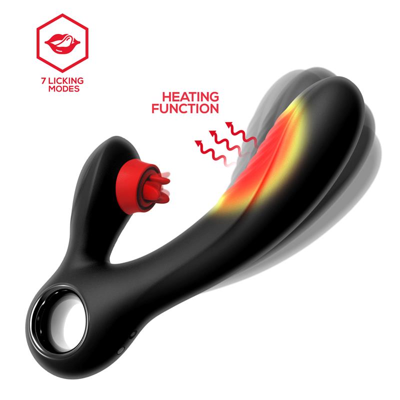 Niza Vibe with Heating and Clitoris Triple Tongue Reference: U-099