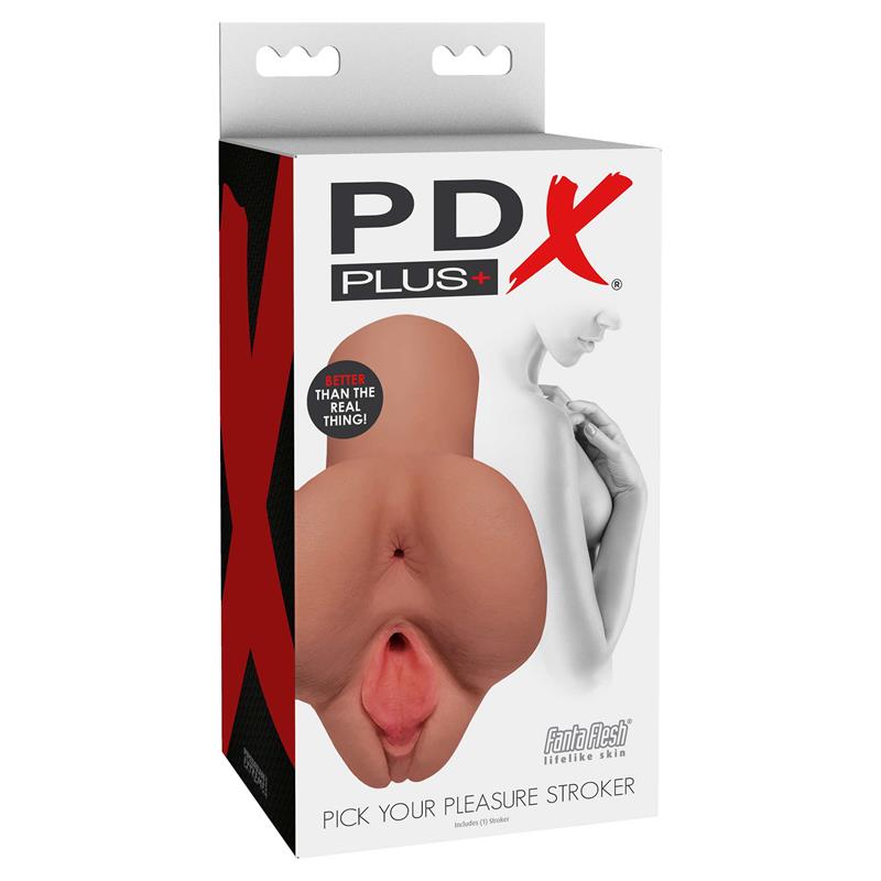 PDX PLUS+ MASTURBATOR PICK YOUR PLEASURE CARAMEL SKIN RD608-21