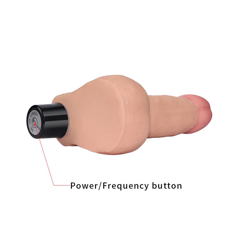 LOVETOY VIBE REAL SOFTEE 8" FLESH LV0914