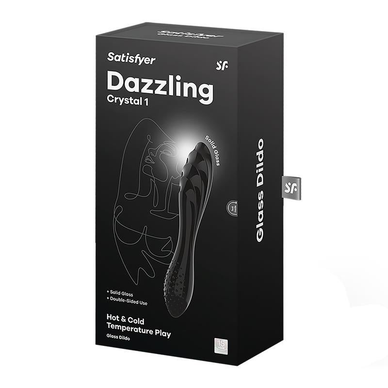 SATISFYER Stimulator Dazzling Crystal 1 Hot and Cold Black