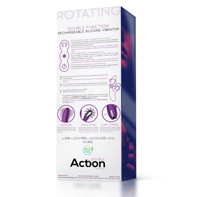 Three Rotator with Rotating Balls 360º and Stimulating Wheel H-202
