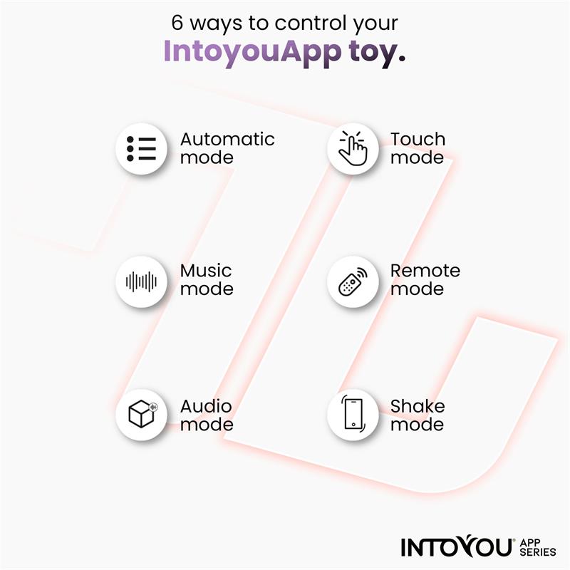 INTOYOU APP SERIES Mindy Vibe with Up and Down Beads Ring, Finger and Pulsation with APP IN-479