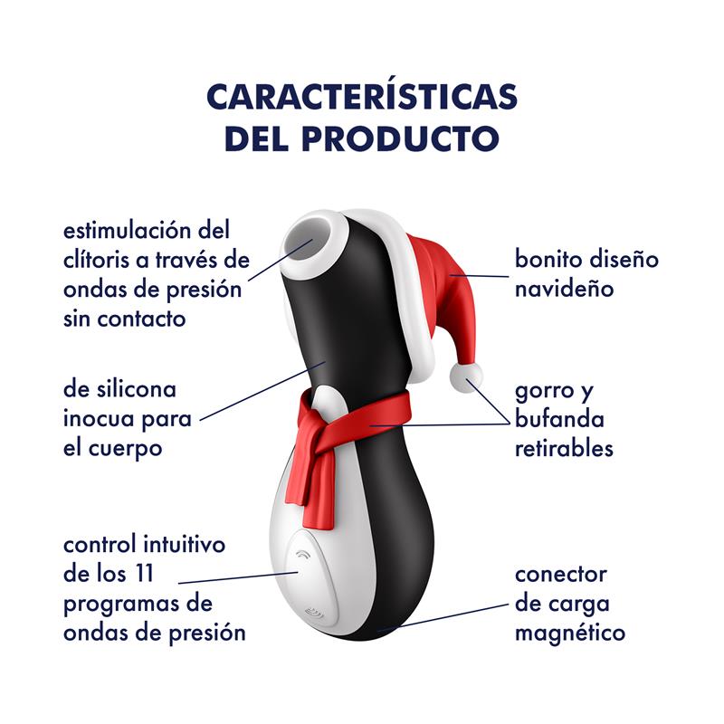 SATISFYER PENGUIN HOLIDAY EDITION - CHRISTMAS EDITION