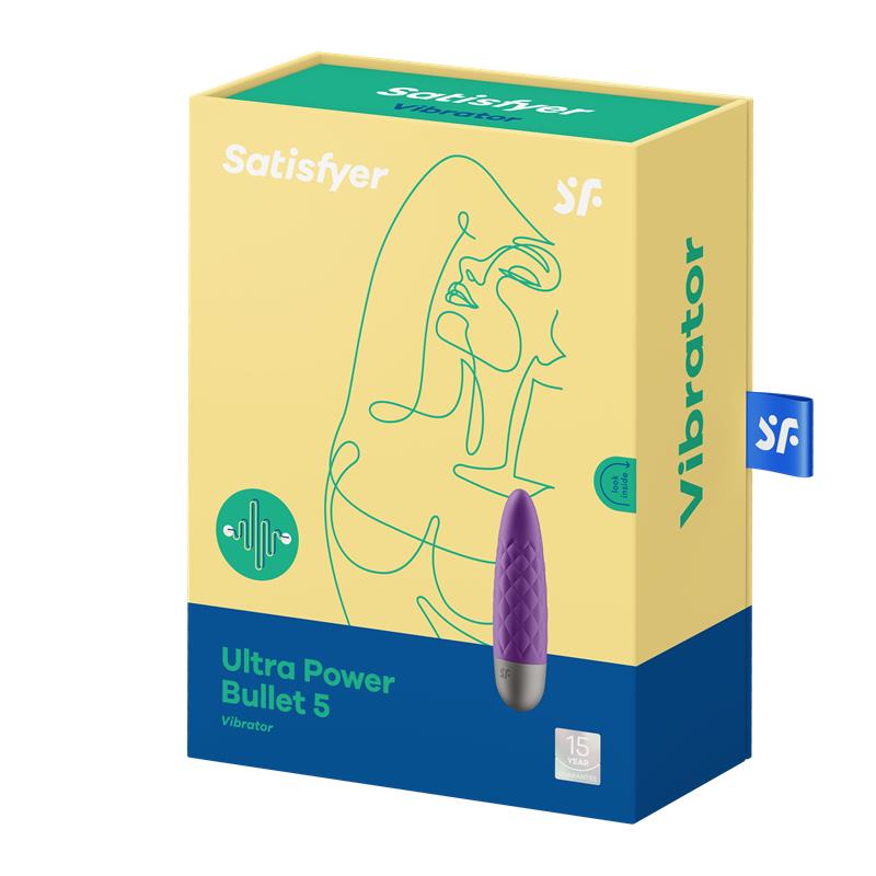 SATISFYER ULTRA POWER BULLET 5 VIBRATING BULLET VIOLET