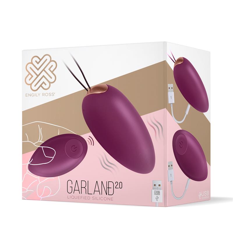 GARLAND VIBRATING EGG REMOTE SILICONE ER69003
