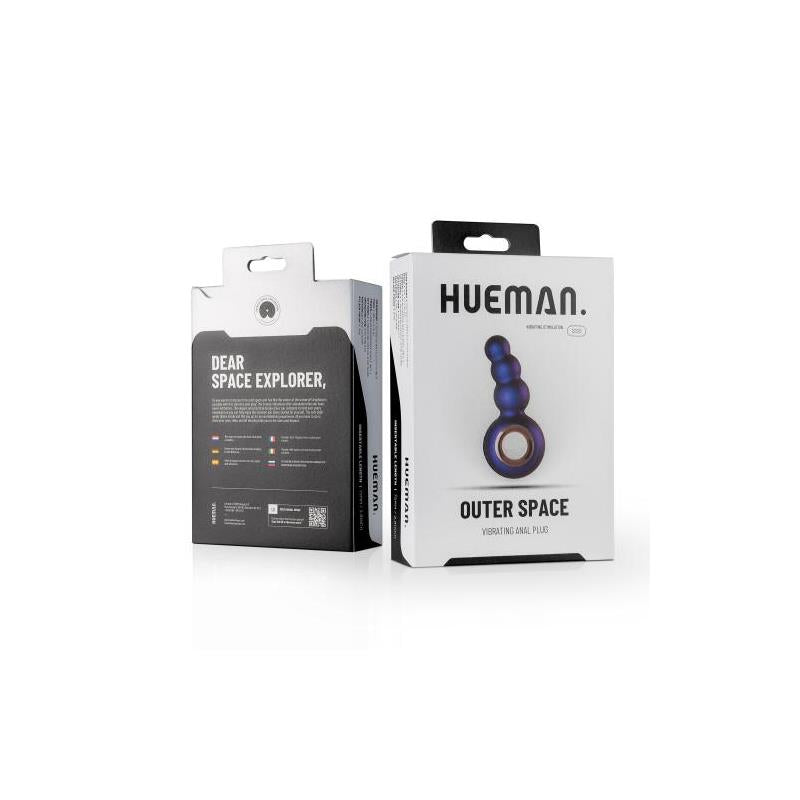 HUEMAN OUTER SPACE VIBRATING BUTT PLUG WITH REMOTE CONTROL HUE007