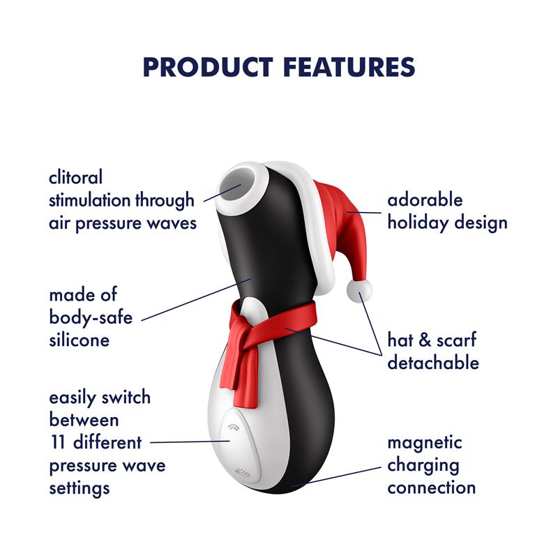 SATISFYER PENGUIN HOLIDAY EDITION - CHRISTMAS EDITION