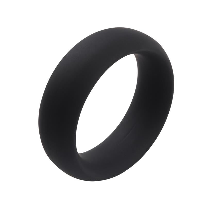 CHISA INFINITY SILICONE RING L BLACK CN-510353458