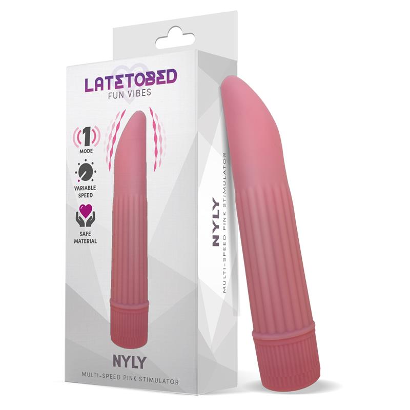 LATETOBED NYLY MULTI-SPEED STIMULATOR PINK LT-679