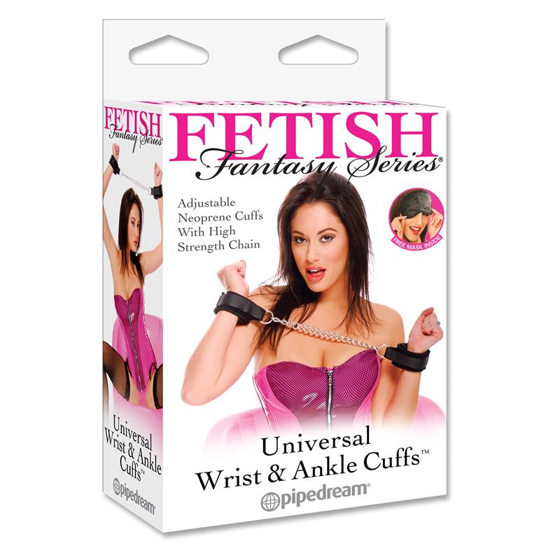 FETISH FANTASY SERIES ANKLE CUFFS BLACK
