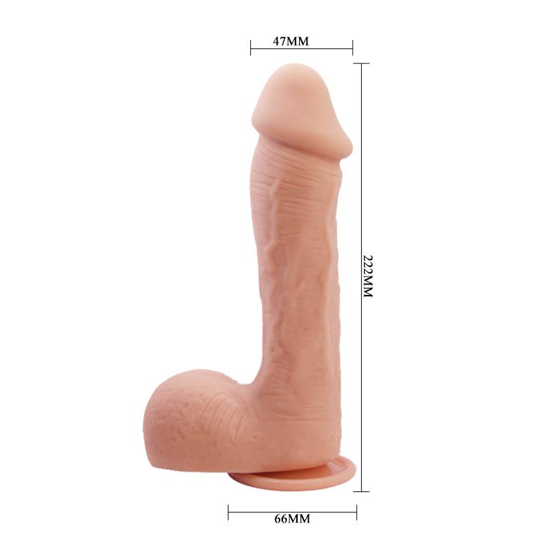 BAILE JOHNSON RELISTIC DILDO WITH SUCTION CUP FLESH BW-008040NR