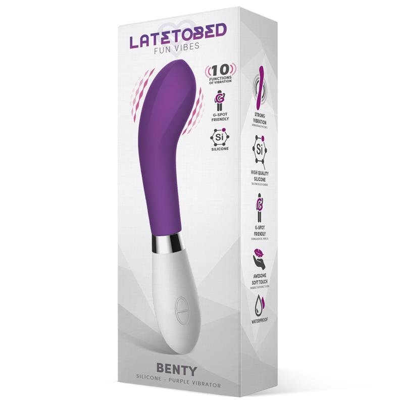 LATETOBED BENTY VIBE SILICONE PURPLE G-873 G872