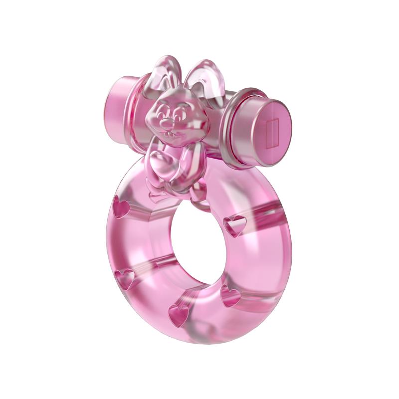 BAILE COCK RING WITH VIBRATING BULLET RABBIT BI-010082A