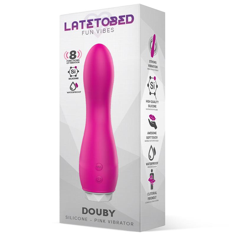 LATETOBED DOUBY VIBE SILICONE PINK G-880 / G-881