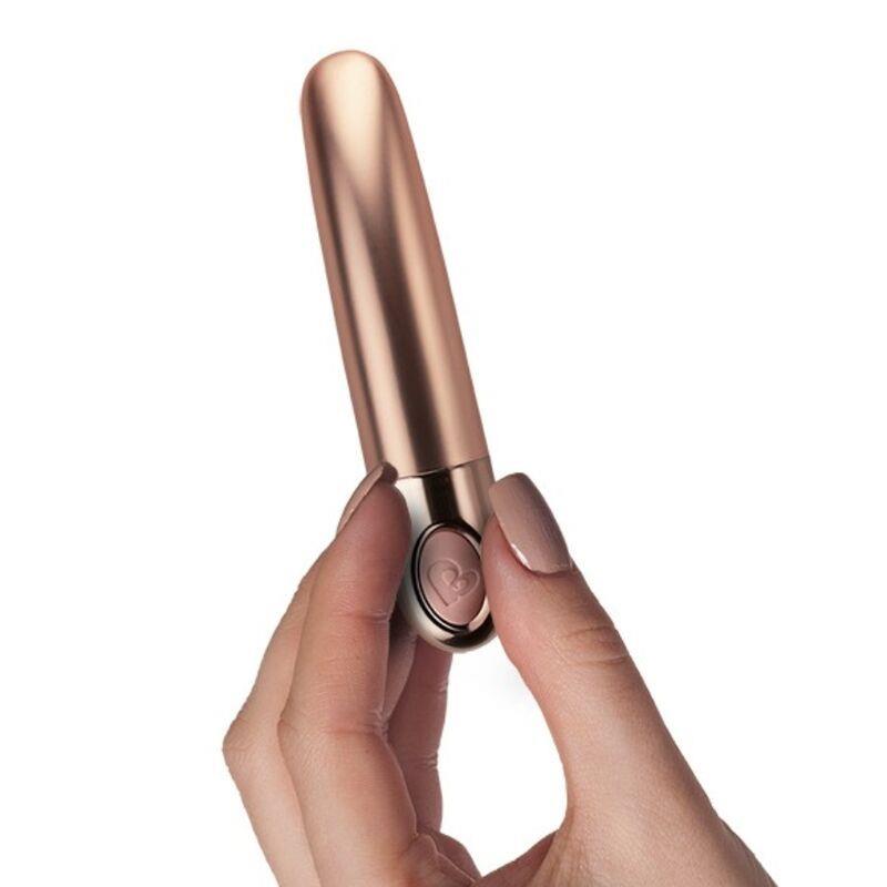 ROCKSOFF ELLIPSE VIBRATING BULLET METALLIC DUSK PINK 10ELPSMTDP