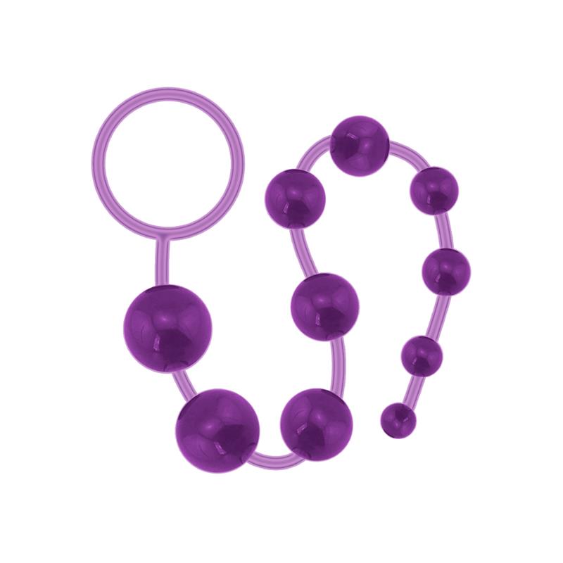 LATETOBED G.FLEX BENDABLE THAI ANAL BEADS PURPLE LT-653