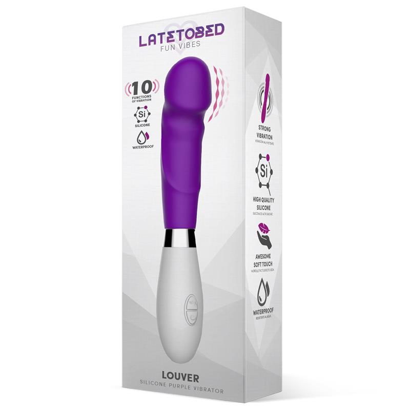 View larger Download all images LATETOBED LOUVER VIBE SILICONE PURPLE G-860 /G-859 /G-861