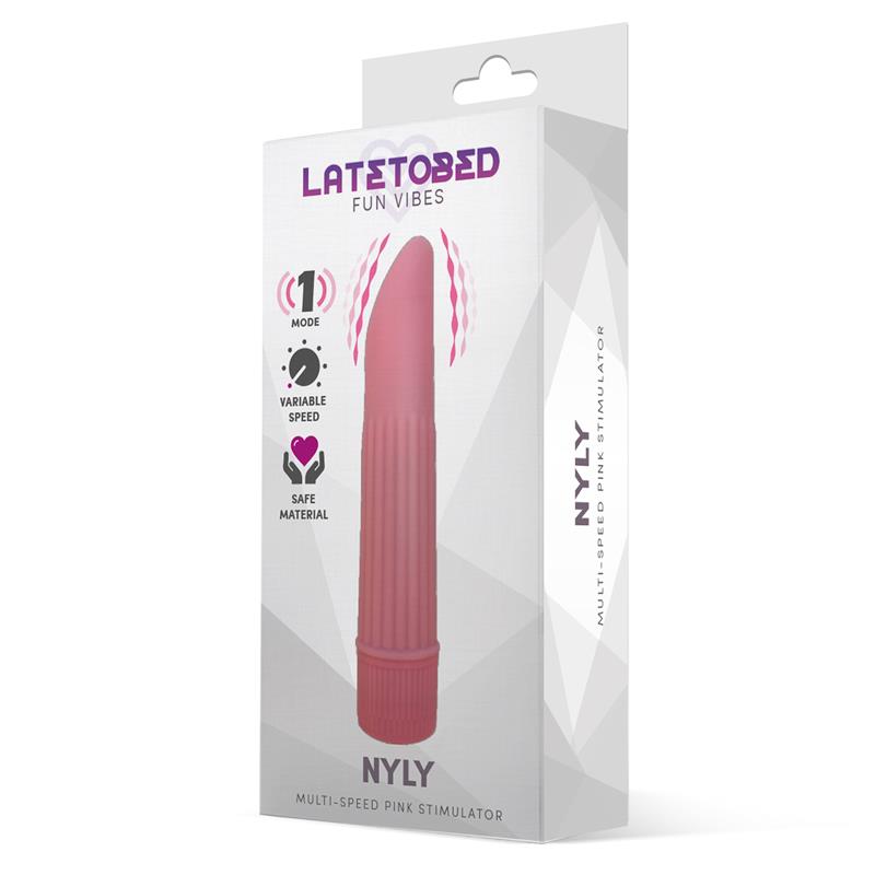 LATETOBED NYLY MULTI-SPEED STIMULATOR PINK LT-679