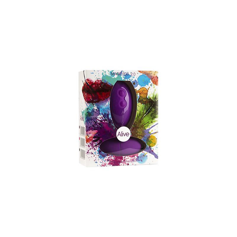 ADRIEN LASTIC VIBRATING EGG MAGIC EGG 3.0 PURPLE AL-40763