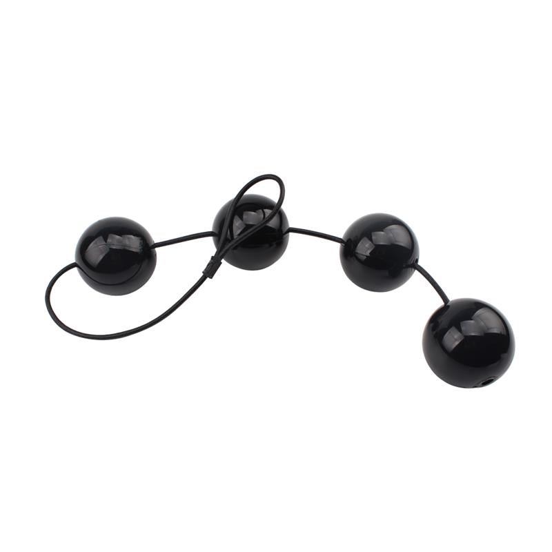 CHISA ANAL AND VAGINAL BALLS 65 X 6 CM BLACK CN-333243125