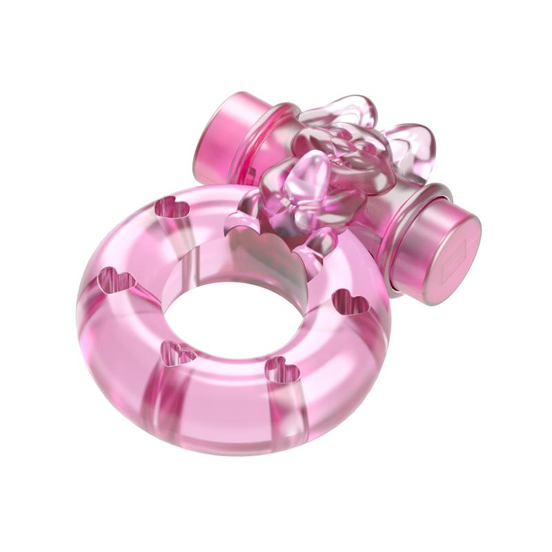 BAILE COCK RING WITH VIBRATING BULLET RABBIT BI-010082A
