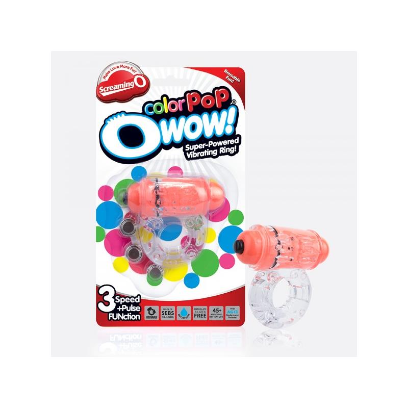 SCREAMINGO COLORPOP O WOW SUPER-POWERED RING BLUE CP-OW-BU-101