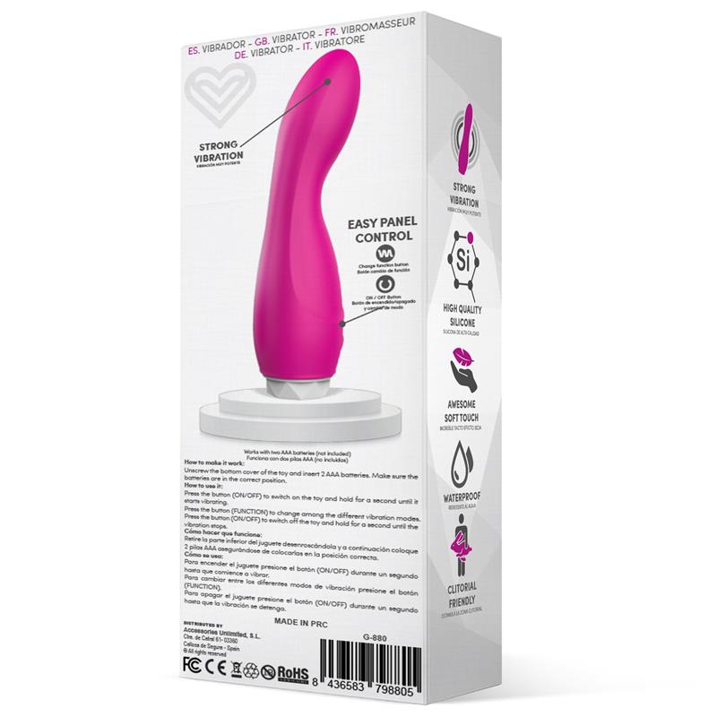LATETOBED DOUBY VIBE SILICONE PINK G-880 / G-881