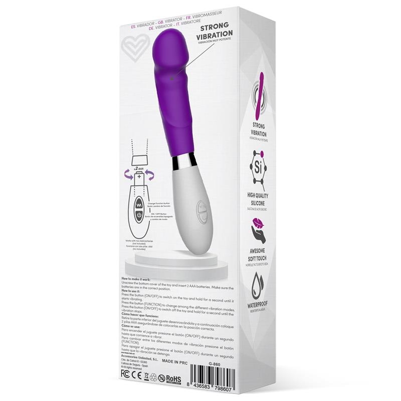 View larger Download all images LATETOBED LOUVER VIBE SILICONE PURPLE G-860 /G-859 /G-861