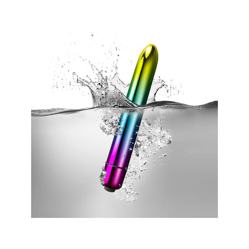 ROCKSOFF PRISM VIBRATING BULLET METTALIC RAINBOW 10RO140MTCR