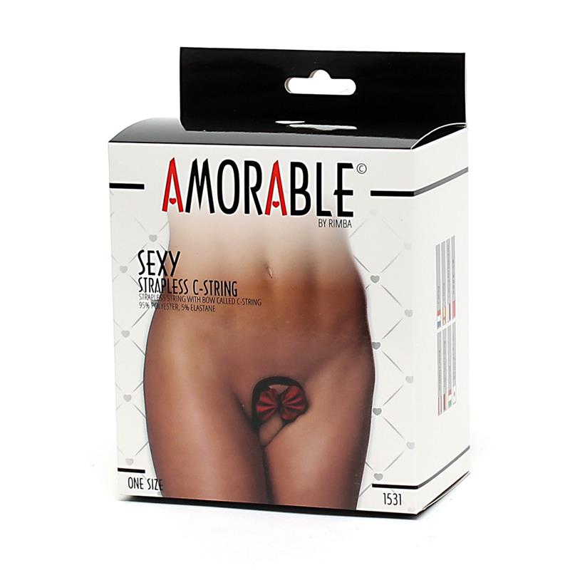 AMORABLE STRAPLESS C-STRING ONE SIZE R1531