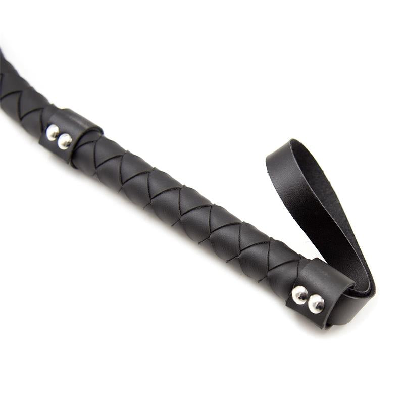FETISH ADDICT WHIP LONG 85 CM BLACK 843658379563