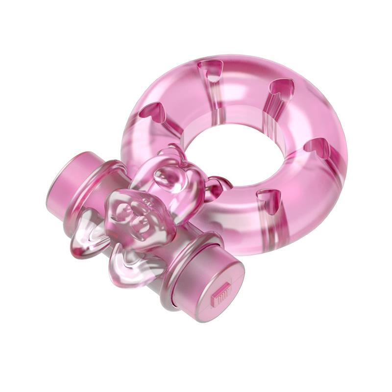 BAILE COCK RING WITH VIBRATING BULLET RABBIT BI-010082A