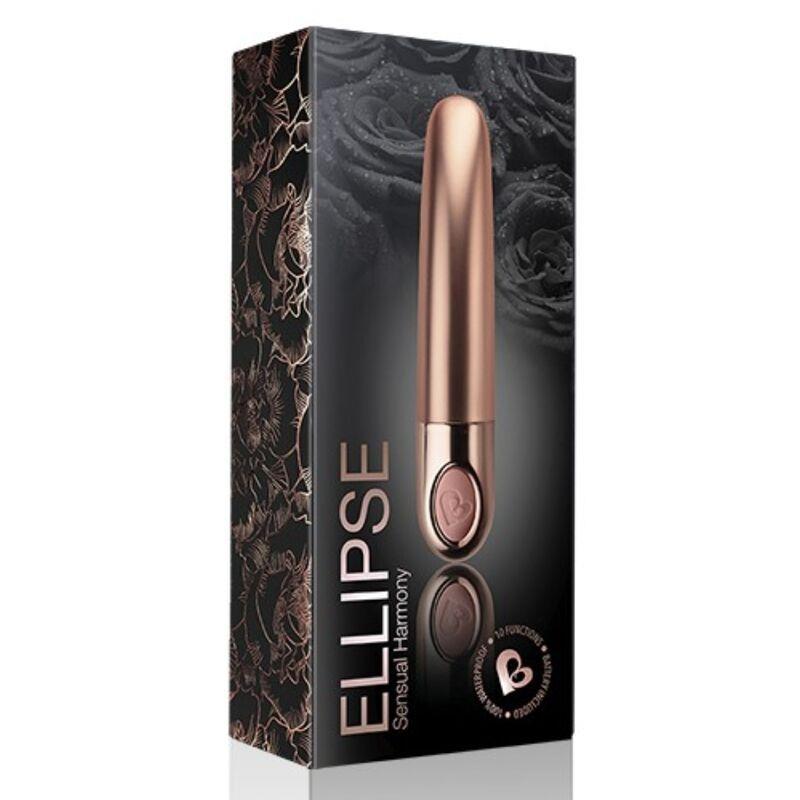 ROCKSOFF ELLIPSE VIBRATING BULLET METALLIC DUSK PINK 10ELPSMTDP