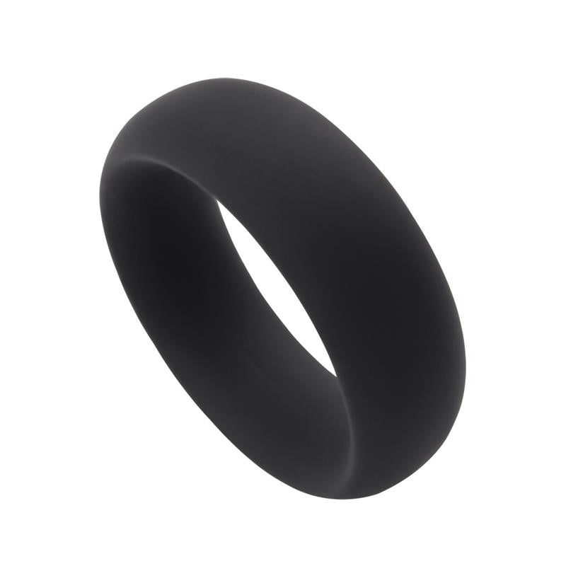 CHISA INFINITY SILICONE RING L BLACK CN-510353458