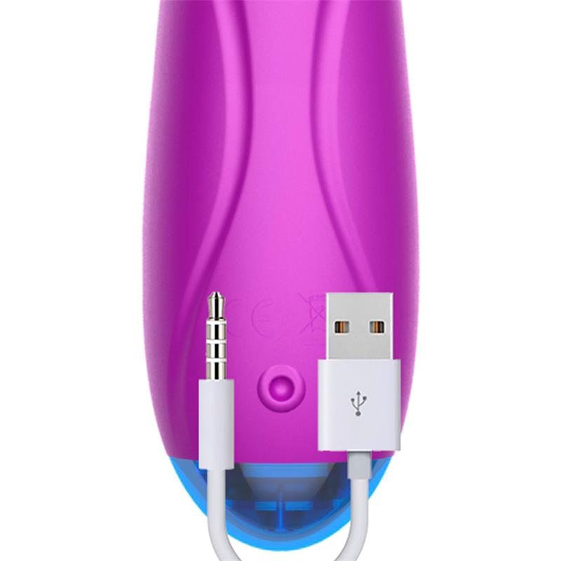 ACTION NO. TWELVE G-SPOT STIMULATOR WITH LED LIGHT POWERFUL MOTOR USB SILICONE Reference: AC-228
