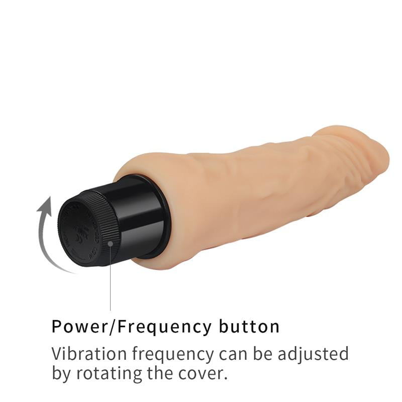 LOVETOY VIBE REAL FEEL 8" FLESH