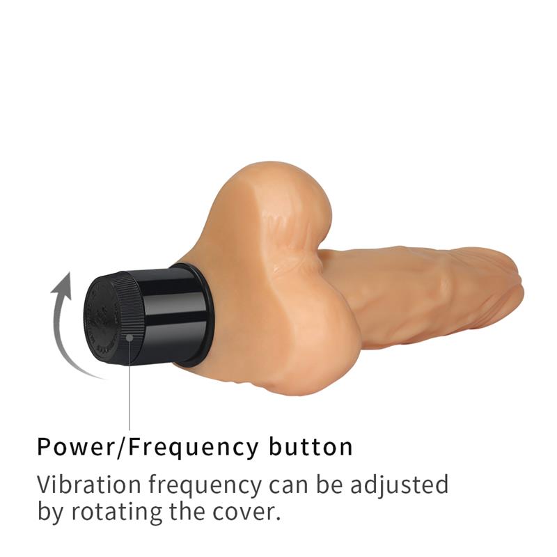 LOVETOY VIBE REAL FEEL 8" FLESH LV1009