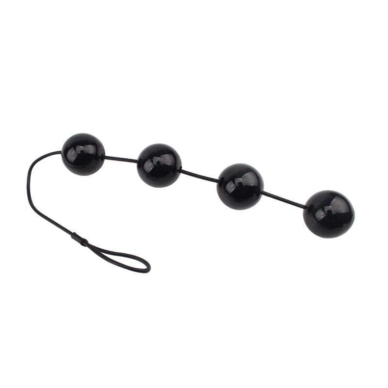 CHISA ANAL AND VAGINAL BALLS 65 X 6 CM BLACK CN-333243125