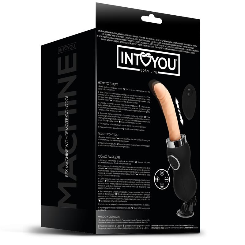 INTOYOU BDSM LINE SEX MACHINE VIBRATION, THRUSTING AND HEAT REMOTE B-400