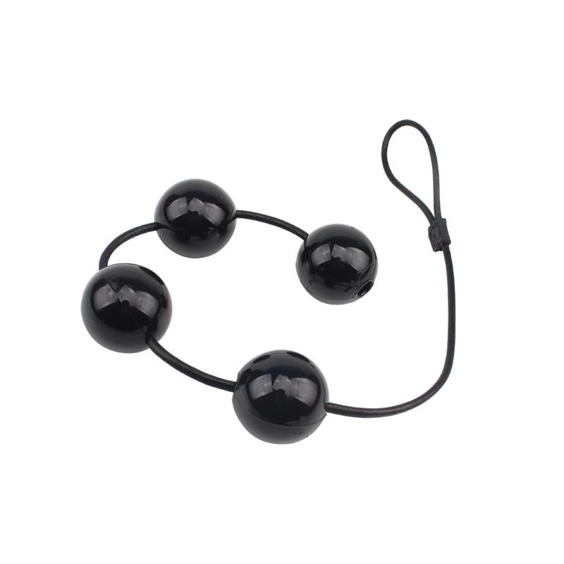 CHISA ANAL AND VAGINAL BALLS 65 X 6 CM BLACK CN-333243125