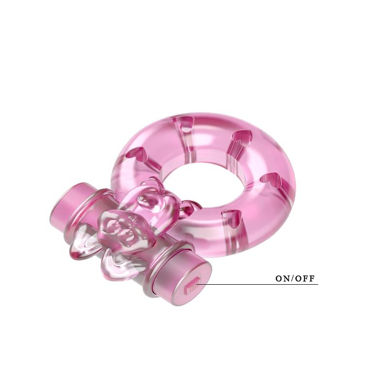 BAILE COCK RING WITH VIBRATING BULLET RABBIT BI-010082A