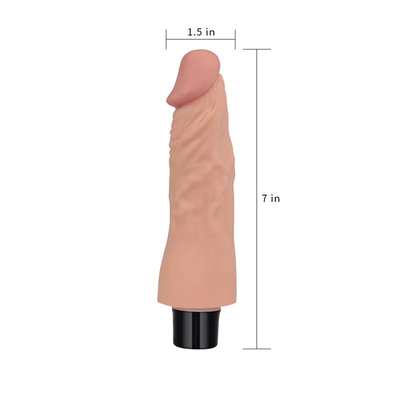 REAL FEEL DELUXE REAL FEEL DELUXE NO. 7 22,9 CM FLESH PD-1517-21