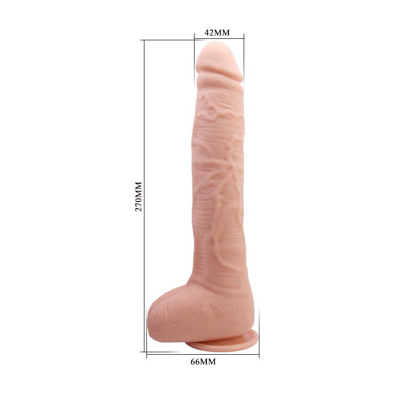 BAILE DICK REALISTIC DILDO WITH SUCTION CUP FLESH BW-008038NR