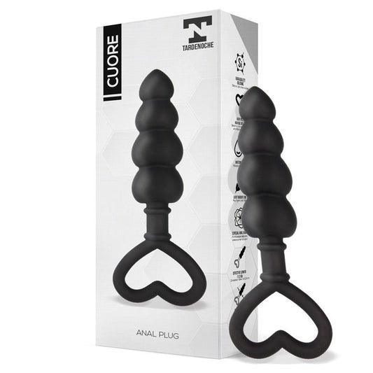 CUORE ANAL PLUG SILICONE BLACK
