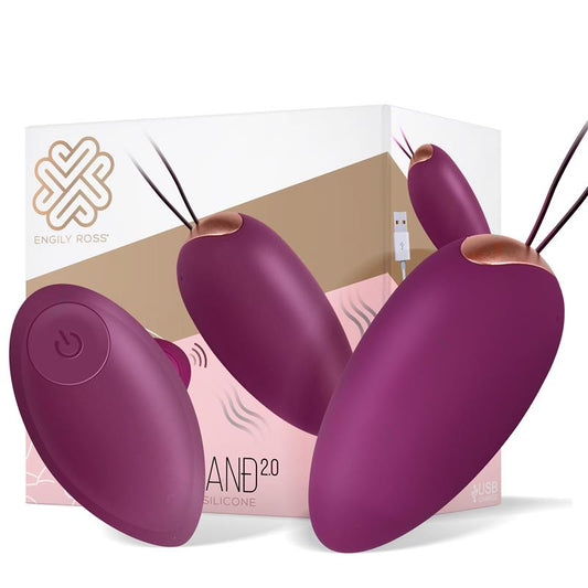 GARLAND  VIBRATING EGG REMOTE SILICONE ER69003