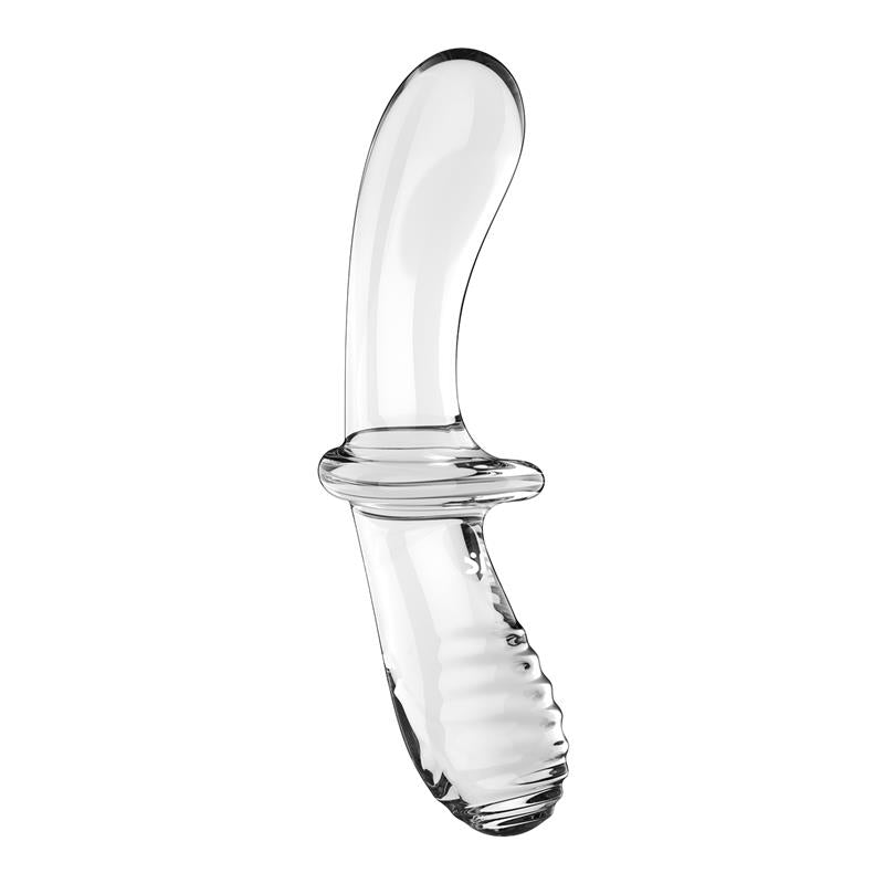 SATISFYER Stimulator Double Crystal Hot and Cold Clear