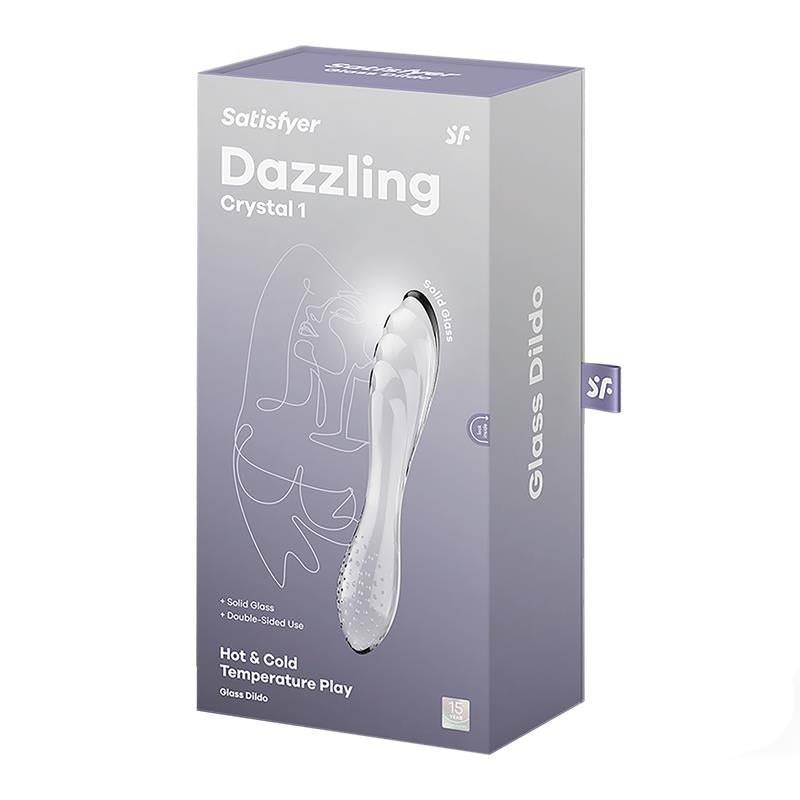 SATISFYER Estimulador de Cristal Dazzling Crystal 1 Hot and Cold Transparente